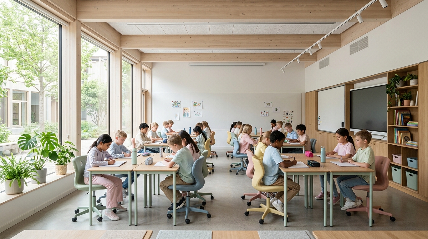 Modern Öğrenme Alanlarında Ergonomi: Doğru Okul Mobilyaları Seçimi